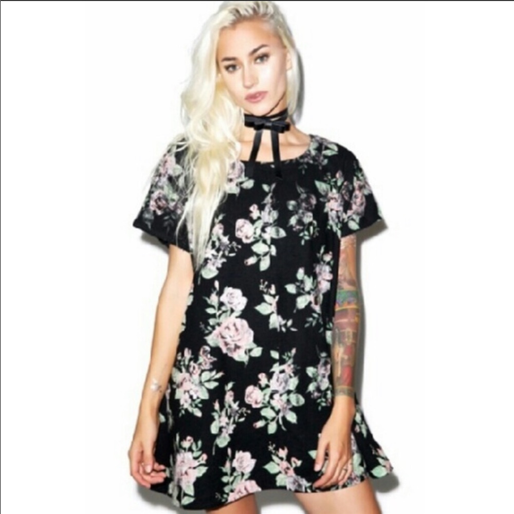 Wildfox Vintage Flannel Roses Vista Swing Dress